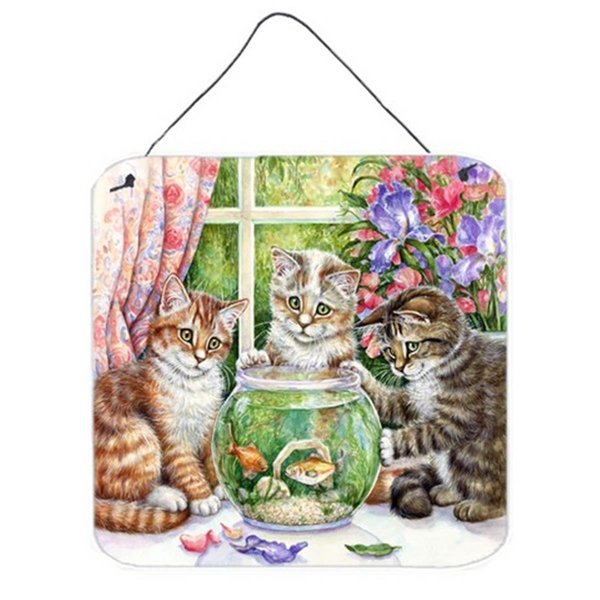 Micasa White Tabby by Debbie Cook Wall or Door Hanging Prints MI755872